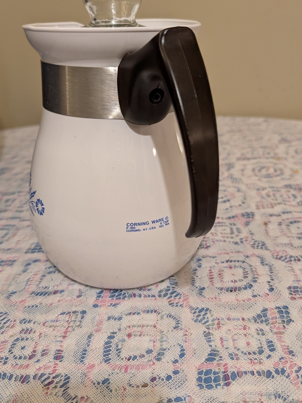 Corningware 6 Cup Percolator W All Parts - Picture 3 of 8
